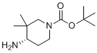 structure of CAS# 1357600-60-2, (S)-叔-丁基4-氨基-3,3-二甲基哌啶-1-羧酸酯