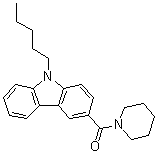 CAS 登录号：1358039-07-2, (9-戊基-9H-咔唑-3-基)-1-哌啶基甲酮