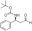 structure of CAS# 135865-78-0, (S)-3-氧代-1-苯基丙基氨基甲酸叔丁酯