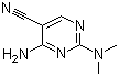 CAS # 13593-31-2, 4-Amino-2-(dimethylamino)-5-pyrimidinecarbonitrile