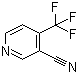 structure of CAS# 13600-43-6, 3-氰基-4-三氟甲基吡啶