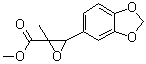structure of CAS# 13605-48-6, 3-(1,3-苯并二氧杂环戊烯-5-基)-2-甲基-2-环氧乙烷羧酸甲酯