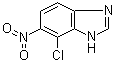 structure of CAS# 1360891-62-8, 7-Chloro-6-nitro-1H-benzimidazole