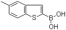 structure of CAS# 136099-65-5, 5-甲基-1-苯并噻吩-2-硼酸