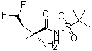CAS # 1360997-58-5, (1R,2R)-1-Amino-2-(difluoromethyl)-N-[(1-methylcyclopropyl)sulfonyl]cyclopropanecarboxamide