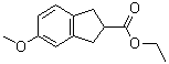CAS # 136191-07-6, 2,3-Dihydro-5-methoxy-1H-indene-2-carboxylic acid ethyl ester