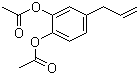 structure of CAS# 13620-82-1, 4-烯丙基邻苯二酚二乙酸盐