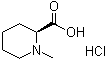 structure of CAS# 136312-85-1, (S)-1-甲基-2-哌啶羧酸盐酸盐