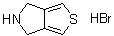 structure of CAS# 1363166-04-4, 5,6-二氢-4H-噻吩并[3,4-c]吡咯氢溴酸盐