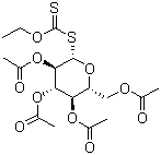 CAS 登录号：13639-54-8, beta-D-四乙酰葡萄糖乙基黄原酸酯