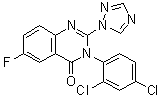 structure of CAS# 136426-54-5, 氟喹唑