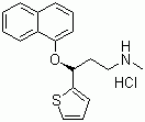 structure of CAS# 136434-34-9, 盐酸度洛西汀