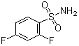 structure of CAS# 13656-60-5, 2,4-二氟苯磺酰胺