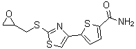 CAS 登录号：1365760-23-1, 5-[2-[(2-环氧乙烷基甲基)硫基]-4-噻唑基]-2-噻吩甲酰胺