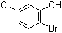 structure of CAS# 13659-23-9, 2-溴-5-氯苯酚