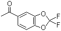 structure of CAS# 136593-45-8, 5-乙酰基-2,2-二氟-1,3-苯并二恶茂