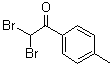 structure of CAS# 13664-98-7, 2,2-Dibromo-4'-methylacetophenone