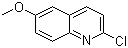 structure of CAS# 13676-02-3, 2-氯-6-甲氧基喹啉