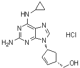 structure of CAS# 136777-48-5, Abacavir hydrochloride