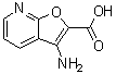 structure of CAS# 1368147-72-1, 3-氨基呋喃并[2,3-b]吡啶-2-羧酸