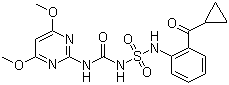 structure of CAS# 136849-15-5, 环丙嘧磺隆