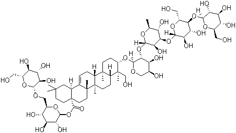 structure of CAS# 136849-88-2, Macranthoidin B