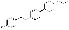 CAS 登录号：136922-40-2, 反式-1-[2-(4-氟苯基)乙基]-4-(4-丙基环己基)苯