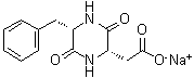 CAS 登录号：136983-81-8, (2S-顺式)-3,6-二氧代-5-(苯基甲基)-2-哌嗪乙酸单钠盐