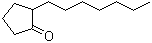 structure of CAS# 137-03-1, 2-庚基环戊酮