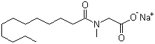 structure of CAS# 137-16-6, N-月桂酰肌氨酸钠