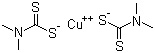 CAS # 137-29-1, Copper dimethyldithiocarbamate, Bis(dimethylcarbamodithioato-S,S') copper