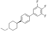 structure of CAS# 137019-94-4, 4'-(trans-4-Ethylcyclohexyl)-3,4,5-trifluoro-1,1'-biphenyl