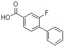 structure of CAS# 137045-30-8, 2-氟[1,1'-联苯]-4-羧酸