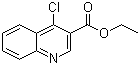 structure of CAS# 13720-94-0, 4-Chloroquinoline-3-carboxylic acid ethyl ester