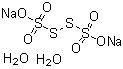 Disodium tetrathionate dihydrate molecular structure (CAS 13721-29-4)