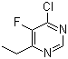 structure of CAS# 137234-74-3, 4-Chloro-6-ethyl-5-fluoropyrimidine