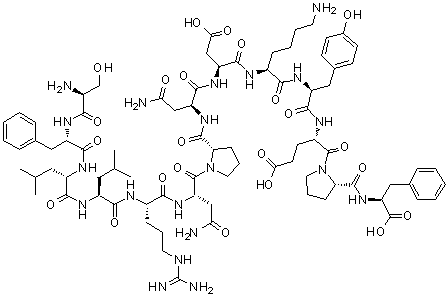 CAS 登录号：137339-65-2, 凝血酶受体激动剂肽-14
