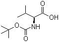 CAS # 13734-41-3, Boc-L-Valine, N-(tert-Butoxycarbonyl)-L-valine, N-[(1,1-Dimethylethoxy)carbonyl]-L-valine, (S)-2-(Boc-amino)-3-methylbutyric acid