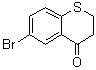 structure of CAS# 13735-13-2, 6-溴-2,3-二氢-4H-1-苯并噻喃-4-酮