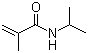 structure of CAS# 13749-61-6, N-异丙基甲基丙烯酰胺