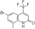 CAS 登录号：1375066-09-3, 6-溴-8-甲基-4-(三氟甲基)-2(1H)-喹啉酮