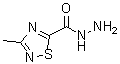 structure of CAS# 1375066-73-1, 3-甲基-1,2,4-噻二唑-5-甲酰肼