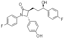 CAS 登录号：1376614-99-1, (3S,4R)-1-(4-氟苯基)-3-[(3R)-3-(4-氟苯基)-3-羟基丙基]-4-(4-羟基苯基)-2-氮杂环丁酮
