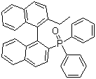 structure of CAS# 137769-29-0, (S)-(-)-2-(二苯基磷酰)-2'-乙基-1,1'-联萘