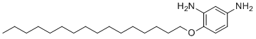 structure of CAS# 137819-03-5, 4-(十六烷氧基)苯-1,3-二胺