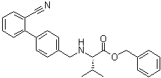 CAS # 137864-23-4, N-[(2'-Cyano[1,1'-biphenyl]-4-yl)methyl]-L-valine phenylmethyl ester