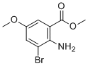 structure of CAS# 1378874-22-6, 甲基2-氨基-3-溴-5-甲氧基苯甲酸酯