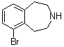 structure of CAS# 1379378-74-1, 6-溴-2,3,4,5-四氢-1H-3-苯并氮杂卓