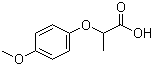 structure of CAS# 13794-15-5, 2-(4-Methoxyphenoxy)propanoic acid