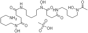 structure of CAS# 138-14-7, 甲磺酸去铁胺